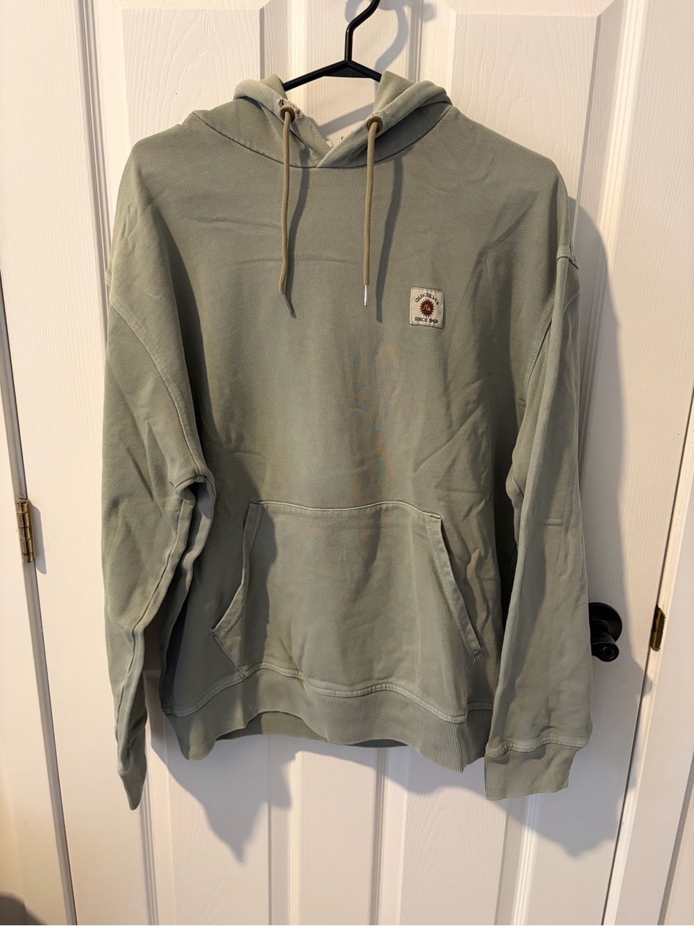Quiksilver Men's Sage Green Pullover Hoodie